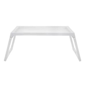 Összecsukható strand/kemping asztal, műanyag, 54x35x27cm, fehér