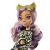 Detaillierte Nahaufnahme des Gesichts der Monster High Clawdeen Wolf Puppe