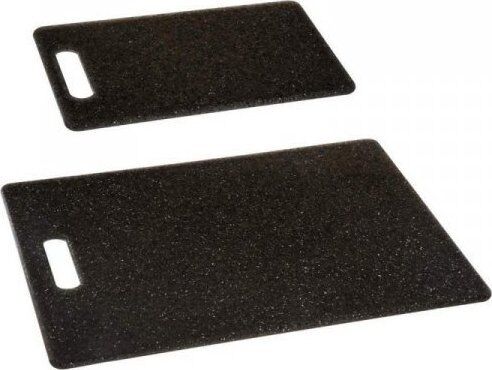 Masă de tăiat 5five 2 Piese Negru polipropilenă