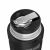 Thermos Termosz élelmiszerekhez, összecsukható kanállal és bögrével, rozsdamentes acél, matt fekete, 710 ml 130920643