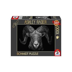 Schmidt 1000 darabos puzzle doboz, melyen Ashley Rader 'Dominancia - Kos, A tűz jegyében' műalkotása látható - Schmidt