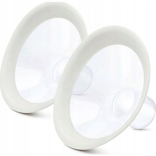 Medela 2 db-os pohár mellszívóhoz, Funnel Personal Fit Flex, Szilikon, S, 21 mm, Átlátszó 130926235
