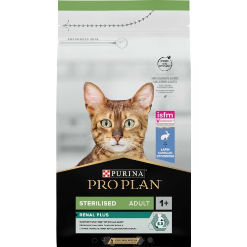 PURINA Pro Plan Sterilised Renal Plus Królik - sucha karma dla kota - 1.5 kg 130927785