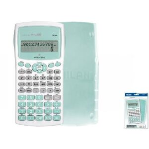 Kalkulator naukowy Milan M240 Antibacterial Edition Turkusowo-Biały z etui - Technologia biurowa