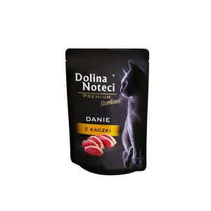 DOLINA NOTECI Premium Sterilised Danie z kaczki - mokra karma dla kotów sterylizowanych - 85g 130937590 - Karma dla kotów
