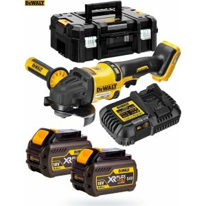 DeWalt DCG418T2 54V XR Flexvolt akkus sarokcsiszoló két 6.0Ah akkumulátorral és TSTAK tokkal - Dewalt