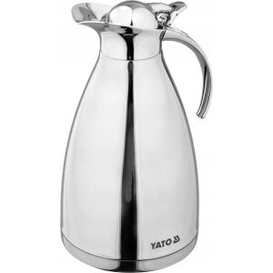 Yato asztali termosz bögre, Rozsdamentes acél, 1,5 l, Ezüst