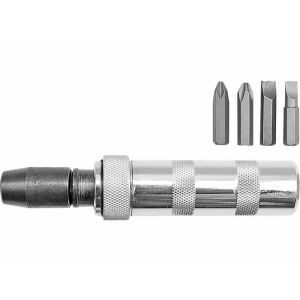 ȘURUBELNIȚĂ PERCUȚIE METAL + 4 CAPETE 130939746 - Unelte de mână