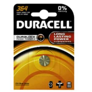 Baterie Duracell 364 cu oxid de argint pentru ceasuri și electronice - Duracell Baterii si acumulatoare