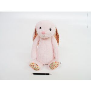 Króliczek Michaś rosa Plüschtier, 35cm, weicher Hase für Kinder - Kuscheltiere