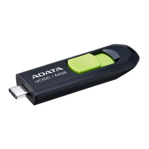ADATA UC300 64GB USB-C Pendrive - Fekete és Zöld - ADATA