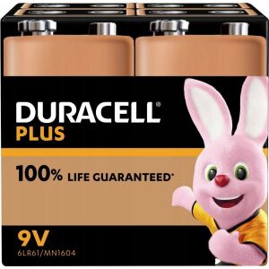 Duracell Plus Power 9V Lúgos Elem - Hosszú Élettartam - Duracell