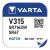 Varta V315 SR67 Ezüst-oxid Óraelem Csomagolás