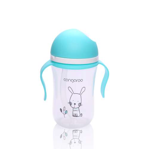Cangaroo szívószálas Itatópohár 300ml #kék