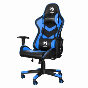 Marvo CH-106 blauer Gaming-Stuhl, ergonomisches Design - Möbel