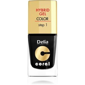 Delia Cosmetics Coral Hybrid Gel Emalia do paznokci nr 26, trwaly lakier hybrydowy - Lakier do paznokci