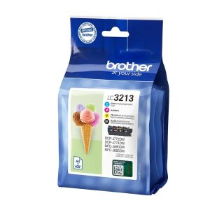 Brother LC-3213VAL Tintenpatronen Multipack - Schwarz, Cyan, Magenta, Gelb - Druckerzubehör