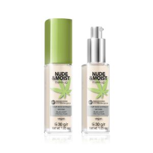 Bell HYPOAllergenic Vegan Nude &amp; Moist alapozó, 30 g, 02 bézs​​​​​​​