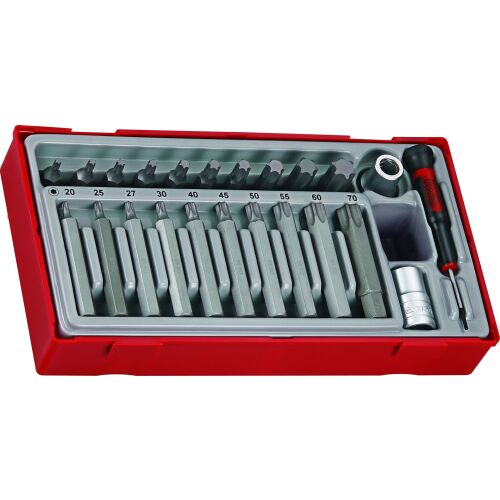Csavarhúzó készlet, TENG TOOLS, 1/2'', Ezüst 130944401