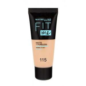 Maybelline Fit Me Matte + Poreless Alapozó - 115 Ivory - Alapozó