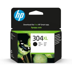 HP 304XL Schwarze Tintenpatrone Verpackung - Drucker & Scanner