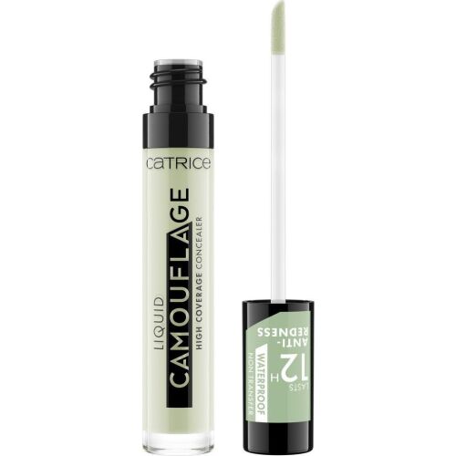 Catrice Liquid Camouflage Anti-Red Korrektor, zöld korrektor bőrpírre, magas fedés - Korrektor