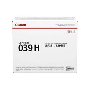 Toner Canon 039H Czarny o Wysokiej Wydajności do Drukarek LBP351/LBP352 - Toner do drukarki