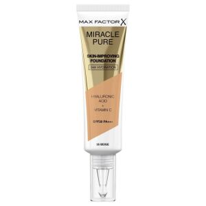 Max Factor Miracle Pure 55 Beige Make-up SPF 30, pleť zlepšujúci a hydratačný tekutý make-up - Primer