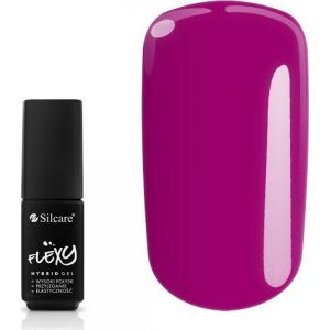 Silcare Flexy Hybrid Gel Polish 129 Violett. Tiefmagentafarbenes Nagelgel. - Nagelpflege