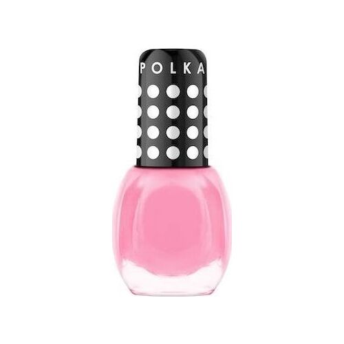 Polka 134 Dunkelrosa Nagellack, 5,5 ml Flasche auf weißem Hintergrund