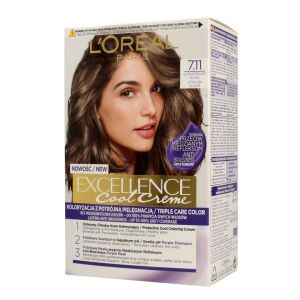 L'Oreal Paris Excellence Cool Creme 7.11 Ultra Ash Blonde Farba do włosów - Farba do włosów
