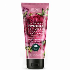 Barwa BARWA_Naturalna zwiększająca objętość odżywka do włosów Piwonia 200ml 130946884 - Odżywka do włosów