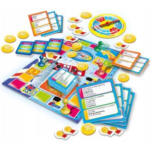 Társasjáték Lisciani, Zseni vagyok Kvíz, oktatási, kétnyelvű, gyerekeknek