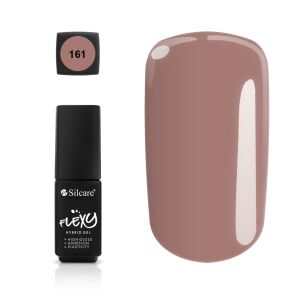 Silcare Flexy 161 Aktok Hybrid Gel Nagellack Flasche und Farbfeld - Nagelpflege