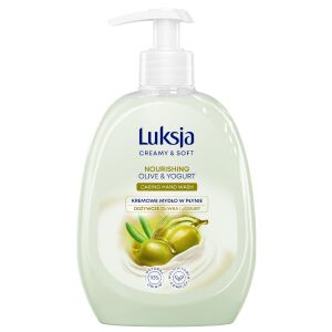 Luksja Creamy & Soft Nährende cremige Flüssigseife mit Oliven und Joghurt 500 ml 130949631 - Seife