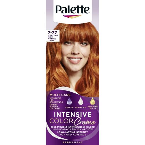 Palette Intensive Color Creme 7-77 Intenzív Réz tartós hajfesték