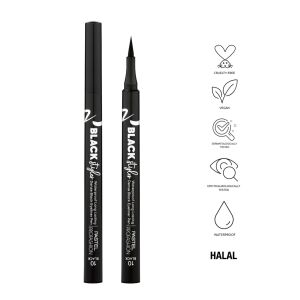 PASTEL Pro Fashion Black Styler Eyeliner mit Filzstift schwarz 1,1 ml 130949787 - Lidschatten