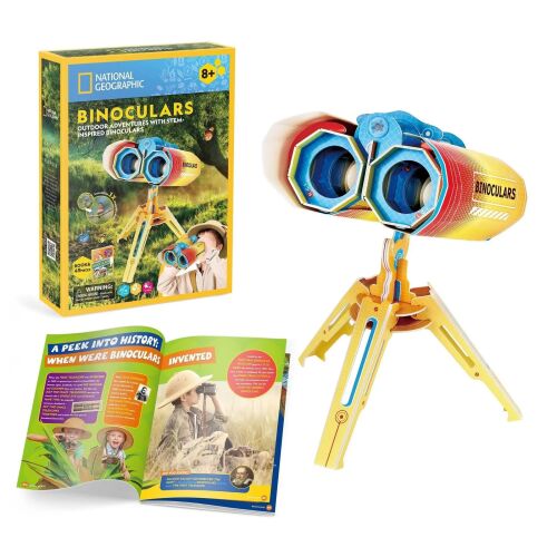 National Geographic Puzzle 3D Lornetka, Cubic Fun DIY zabawka STEM dla dzieci 8+