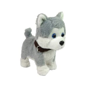 Plyšová hračka šteniatka Husky - Interaktívny chodiaci pes - Lean Toys