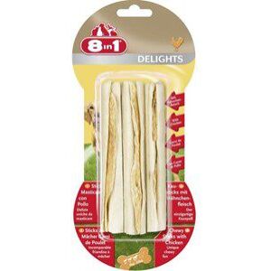 8in1 Delight Sticks pachet de 3, recompense pentru câini cu aromă de pui - Momeală pentru recompensarea câinilor
