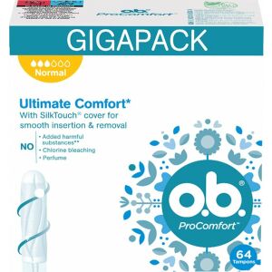 o.b. ProComfort Normal Tampon, 64 darabos Gigapack - Tampon