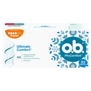 o.b. ProComfort Super tampon, 32 db 130960160 - Tampon