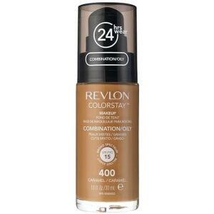 Colorstay alapozó, Revlon, Zsíros/vegyes bőrre, 400 Caramel, 30 ml
