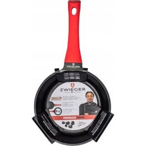 Grill serpenyő, Zwieger, Alumínium, 20 cm, Obszidián, Fekete/piros 130964354 - Zwieger