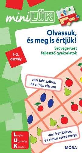 Olvassuk, és meg is értjük! - MiniLÜK - Szövegértést fejlesztő gy...