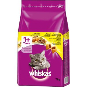 WHISKAS sucha karma dla kota z kurczakiem 7kg 130969253 - Karma dla kotów