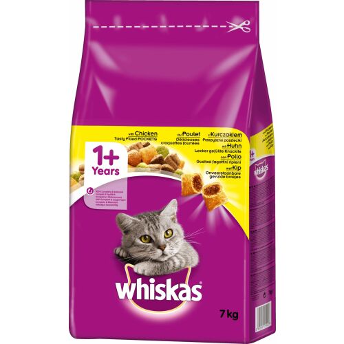 WHISKAS sucha karma dla kota z kurczakiem 7kg 130969253
