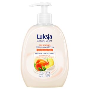 Luksja Creamy & Soft Energetisierende cremige Flüssigseife Pfirsich und weißer Tee 500 ml 130969288 - Seife