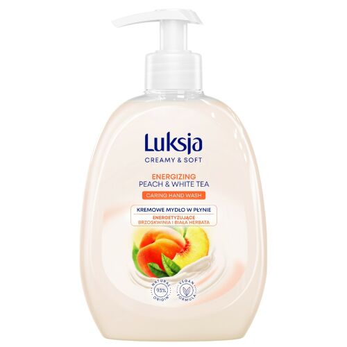 Luksja Creamy & Soft Energetisierende cremige Flüssigseife Pfirsich und weißer Tee 500 ml 130969288