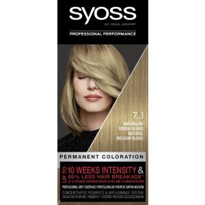 Syoss 7-1 Naturalny Średni Blond Farba do Włosów - Syoss